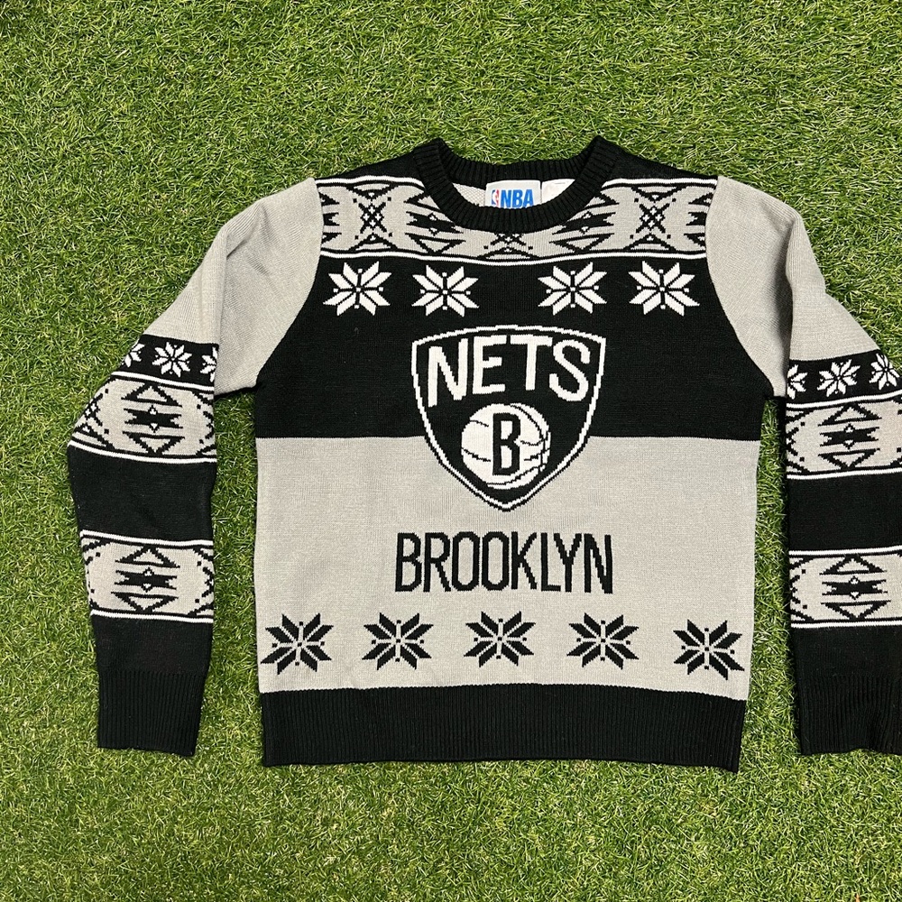Kids Brooklyn Nets Ugly Sweater